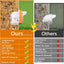 Comedero pollos 8 puertos 4pulg con sierra y tapas