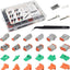 Kit conectores eléctricos 2/3/4/6/8/12 pines impermeables