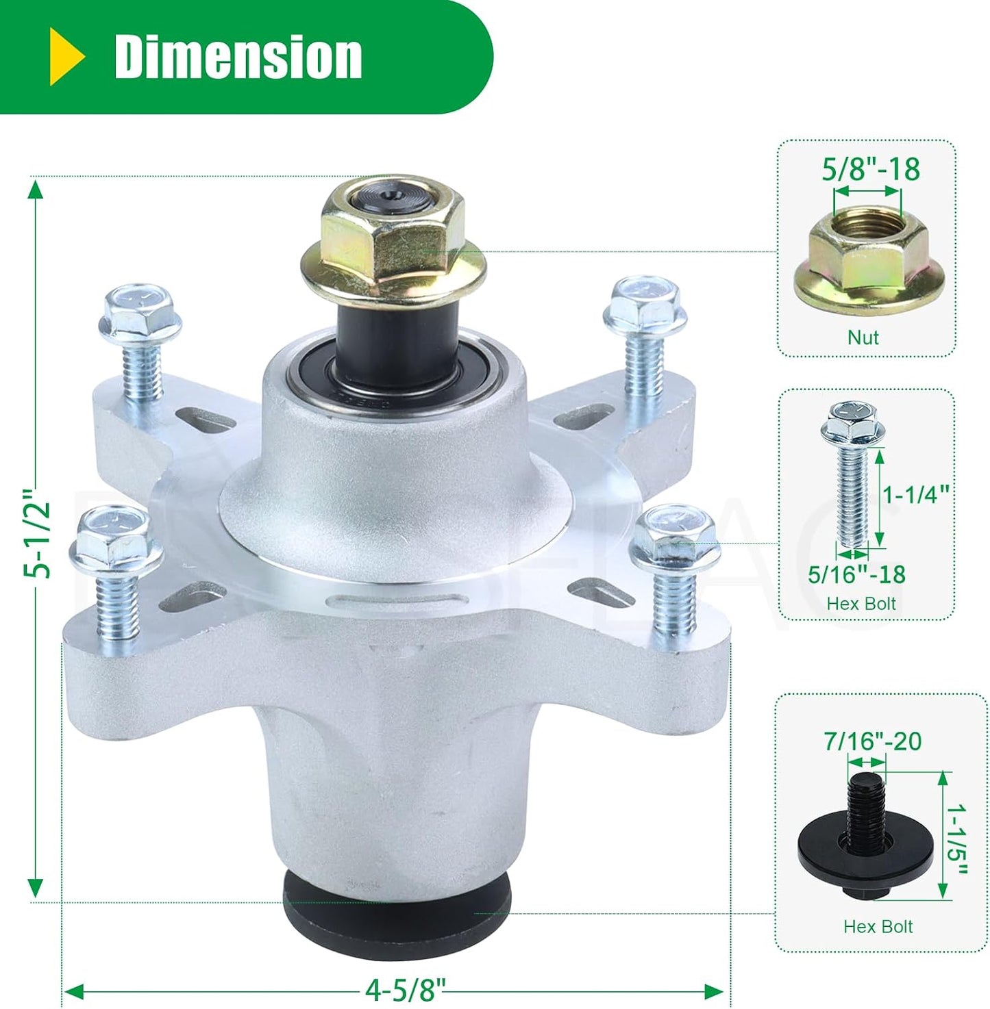 Kit husillo reemplazo Toro SS5000