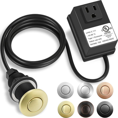 Set interruptor aire para eliminación basura certificado UL