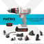 Kit 6 herramientas inalámbricas 20 V MAX blanco naranja