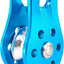 Polea escalada un solo agujero azul pack 1