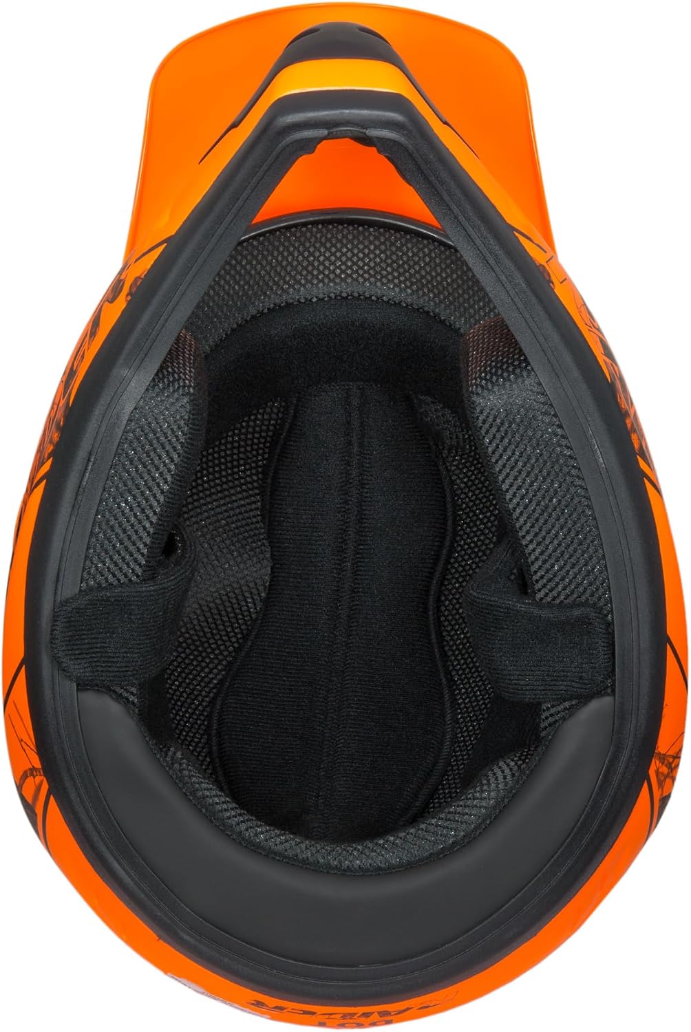 Casco MX Todoterreno Unisex X-Large Camuflaje Naranja