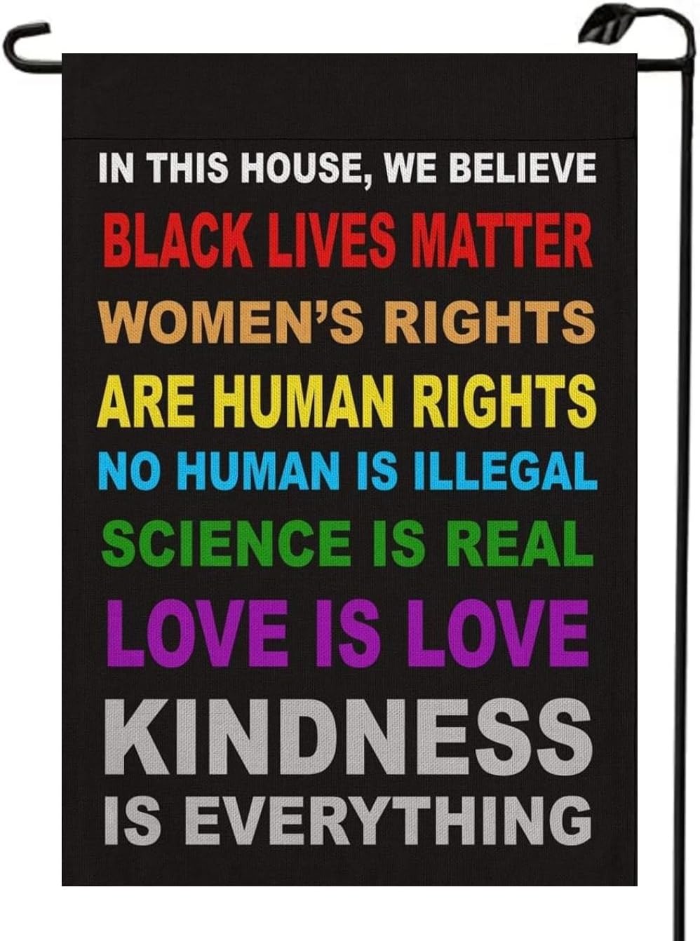 Bandera jardín Love is Love Pride 12x18pulg vertical doble cara
