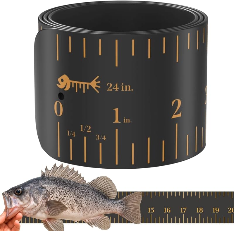 Cinta métrica adhesiva para medir peces barco kayak