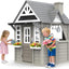 Set de madera para niños al aire libre con cocina timbre y