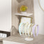 Soporte diadema metal dorado almacenamiento accesorios