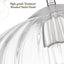 Lámpara colgante cristal calabaza 10.3" níquel cepillado