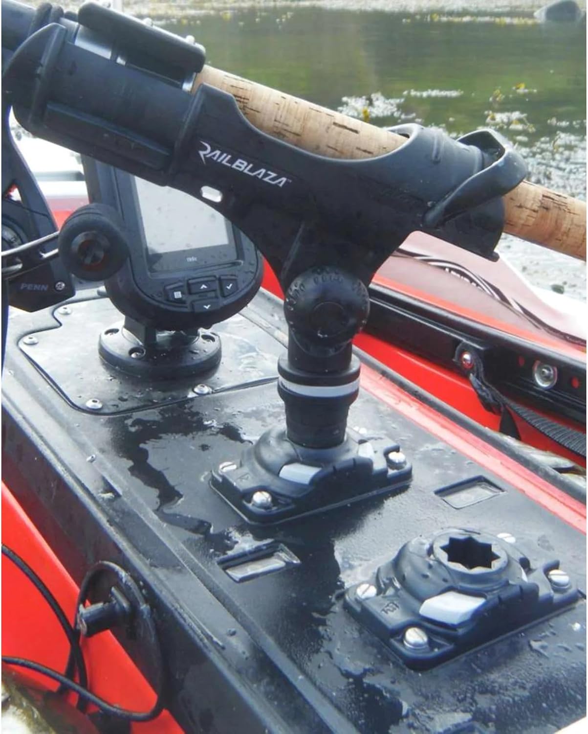 Base rectangular kayak Starport para accesorios pesca y caza