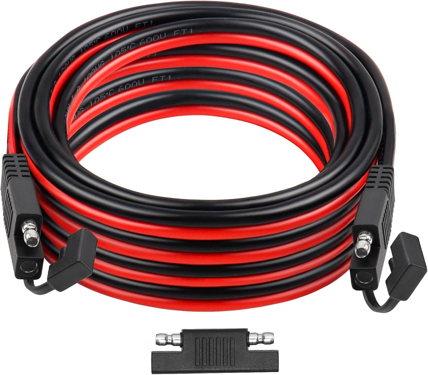 Cable extensión SAE 30ft alambre cobre estañado 10AWG