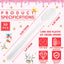 50 Cucharas Plástico Helado Mango Largo 8pulg Transparente