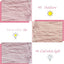 Camino Mesa Estopilla Bohemia Semitransparente Rosa Set 3