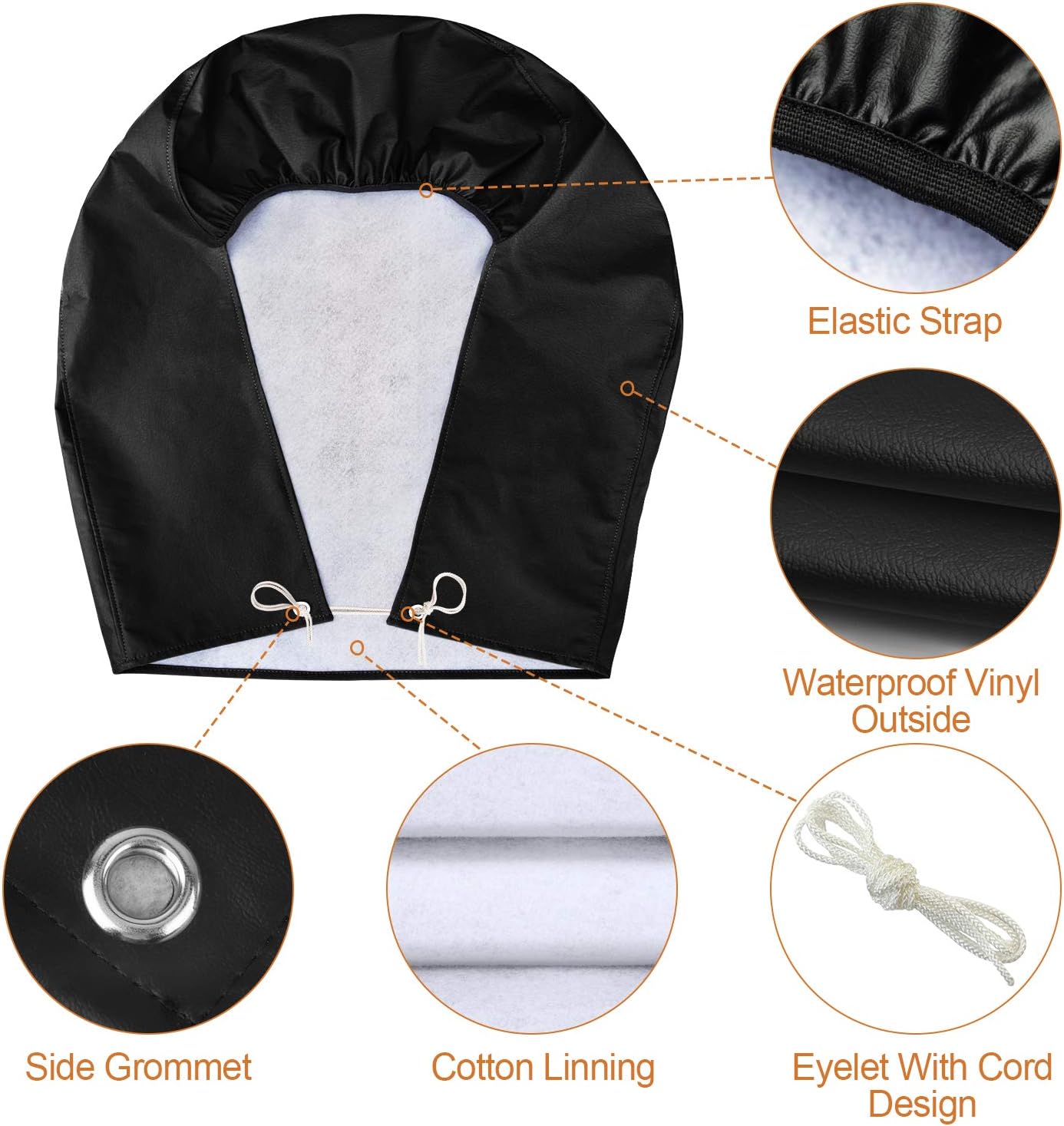 Fundas neumáticos 4 unids resistentes camiones SUV Jeep