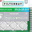 Filtro aire MERV 8 23.5x23.5x1 plisado HVAC pack 12