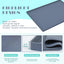 Tapete silicona impermeable 37x22" cocina negro