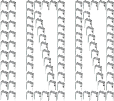 100 Clavos U Acero Galvanizado para Cable 14/2 y 12/2 NM-B ETL