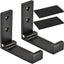 Ganchos plegables pared aluminio soporte auriculares set 2