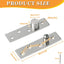 Bisagra giratoria puerta 4pulg 360grados ejes ocultos