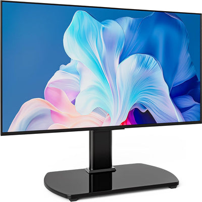 Soporte TV 27-60pulg ajustable base vidrio