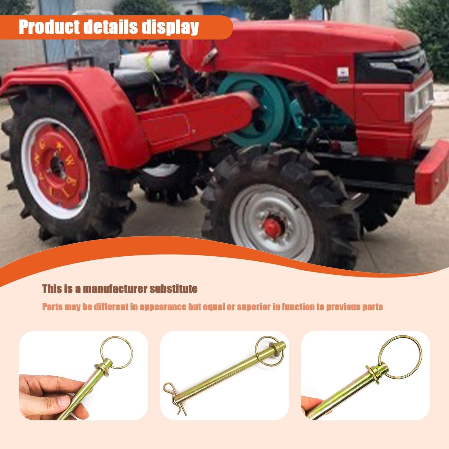 Pasador enganche giratorio 1/2x6-1/4" hogar auto