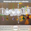 12 Molinillos Viento Aluminio 3D 4pulg para Jardín y Decoración