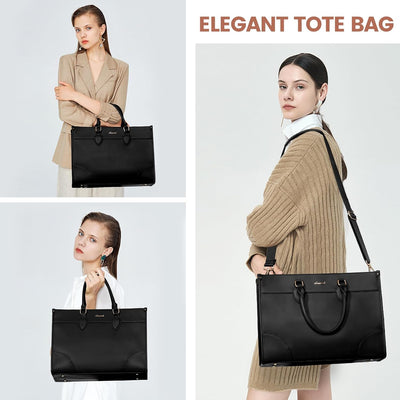 Bolso laptop 15.6pulg para mujer impermeable con portavasos