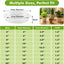 30 Pzas Bandejas Plástico 10" para Plantas Interior Exterior