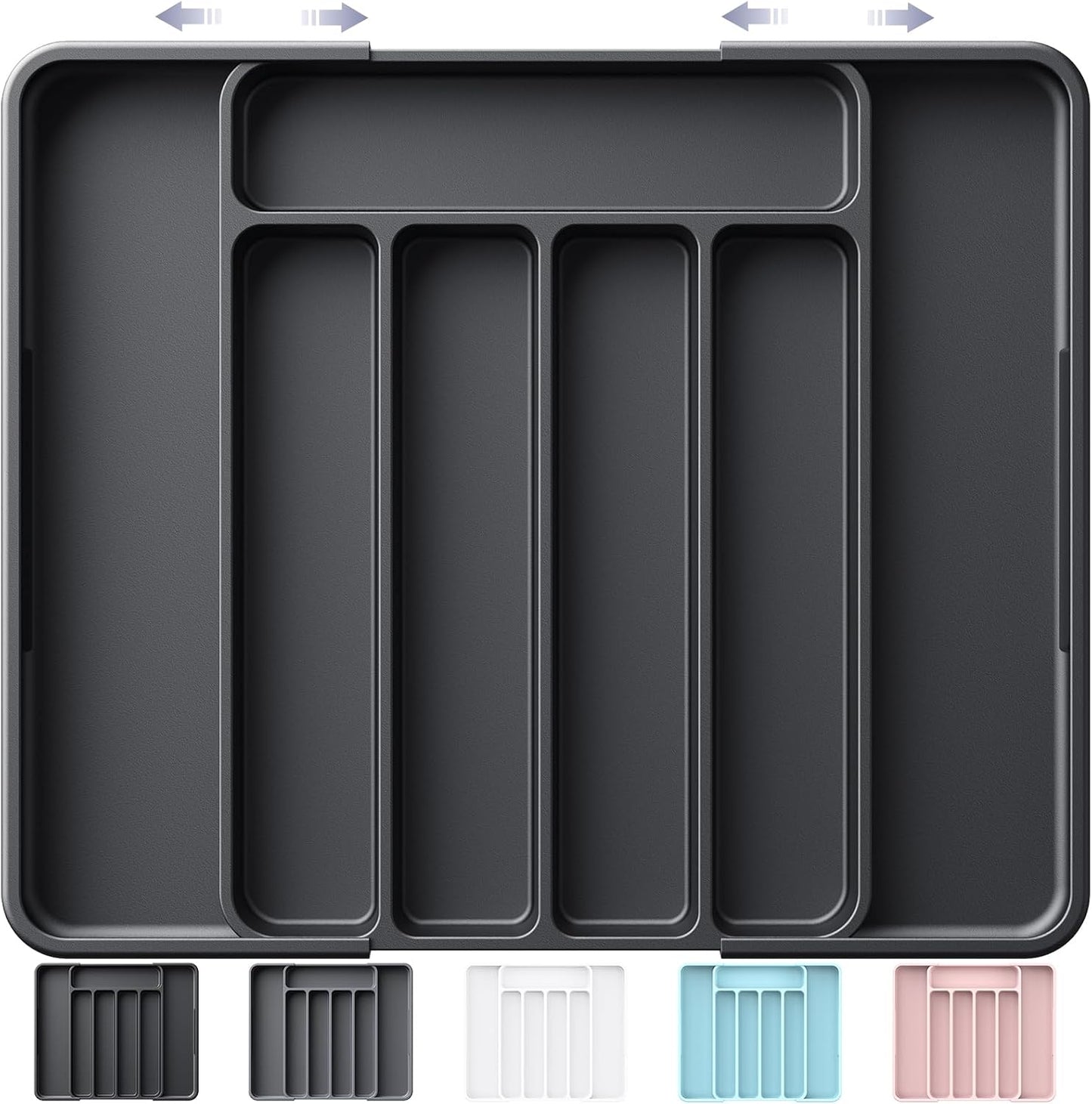 Organiz. cubiertos cocina ajustable 12.13