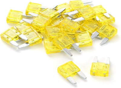 25 Pzas Fusibles 20A para Coche RV Camión Motocicleta