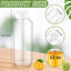 24 Botellas Plástico 12oz Tapas Blancas Reutilizables