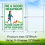 Letreros Clean Up After Your Dog 12x9" con estacas