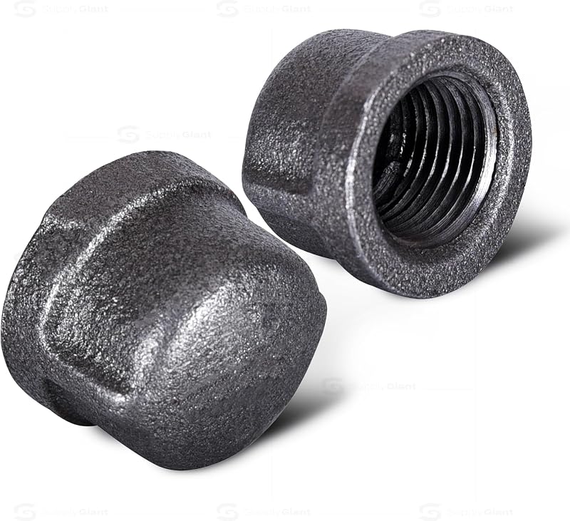 Tapón tubo negro hierro maleable 4 pack 10