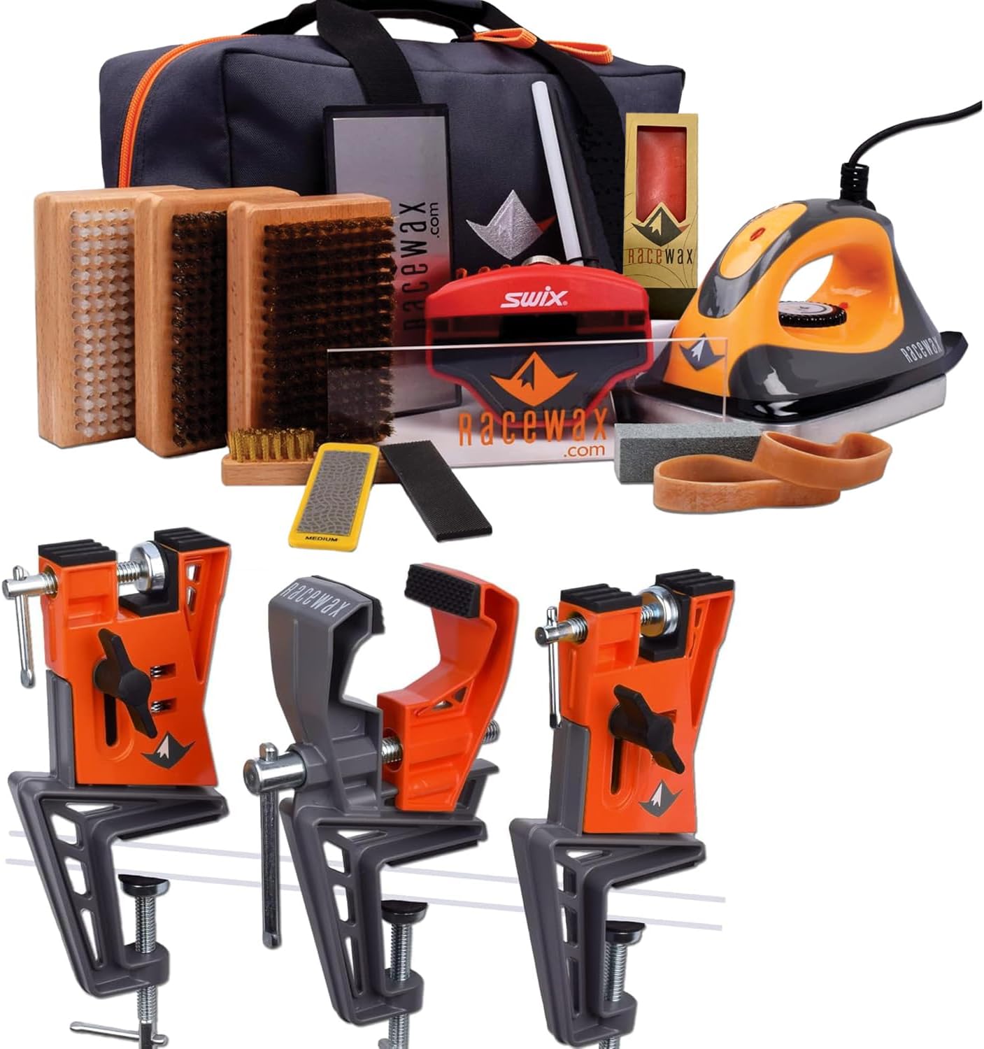 Kit afinado esquí metal vise para competición