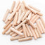 48 Pzas Puntales Madera 8mmx40mm Biselados Soporte Estantes