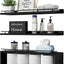 Estantes flotantes pared 24" riel metal baño
