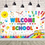 Cartel regreso a clases niños decoración fiesta jardín infantes