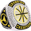 Anillo campeonato baloncesto tamaño 7-14 coleccionable