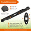 Cuchilla elevación alta 21" comp MTD Cub Cad et Troy-Bilt