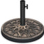 Base sombrilla 30lb resina soporte redondo ajustable