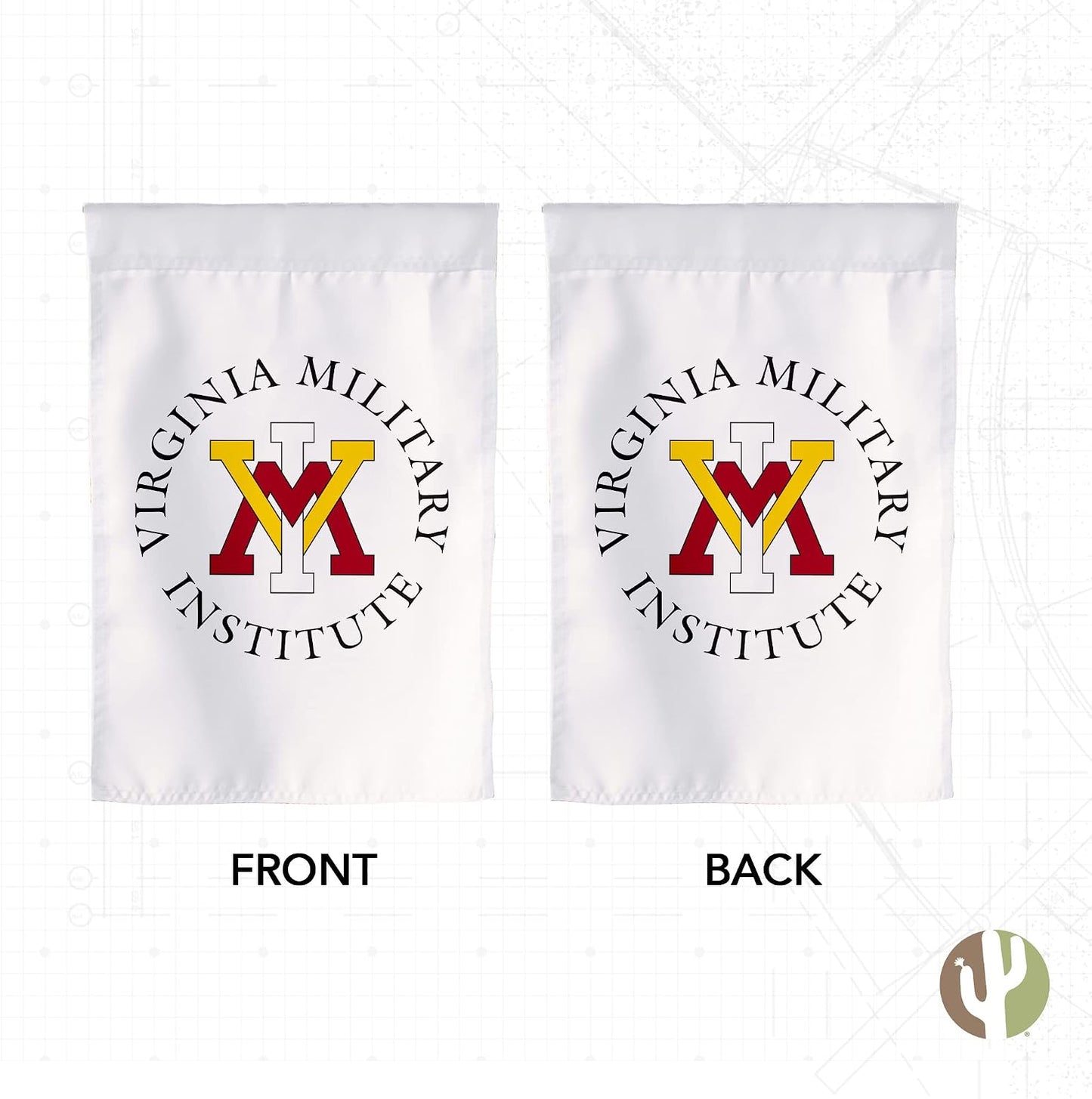 Bandera VMI 19x12pulg para eventos al aire libre