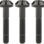 Tornillo titanio M6x1.378pulg bicicleta motocicleta 5pzas negro