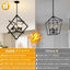 Lámpara colgante metal 24" 6 luces comedor entrada