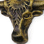Ganchos sombrero metal cabeza toro hierro fundido decoración