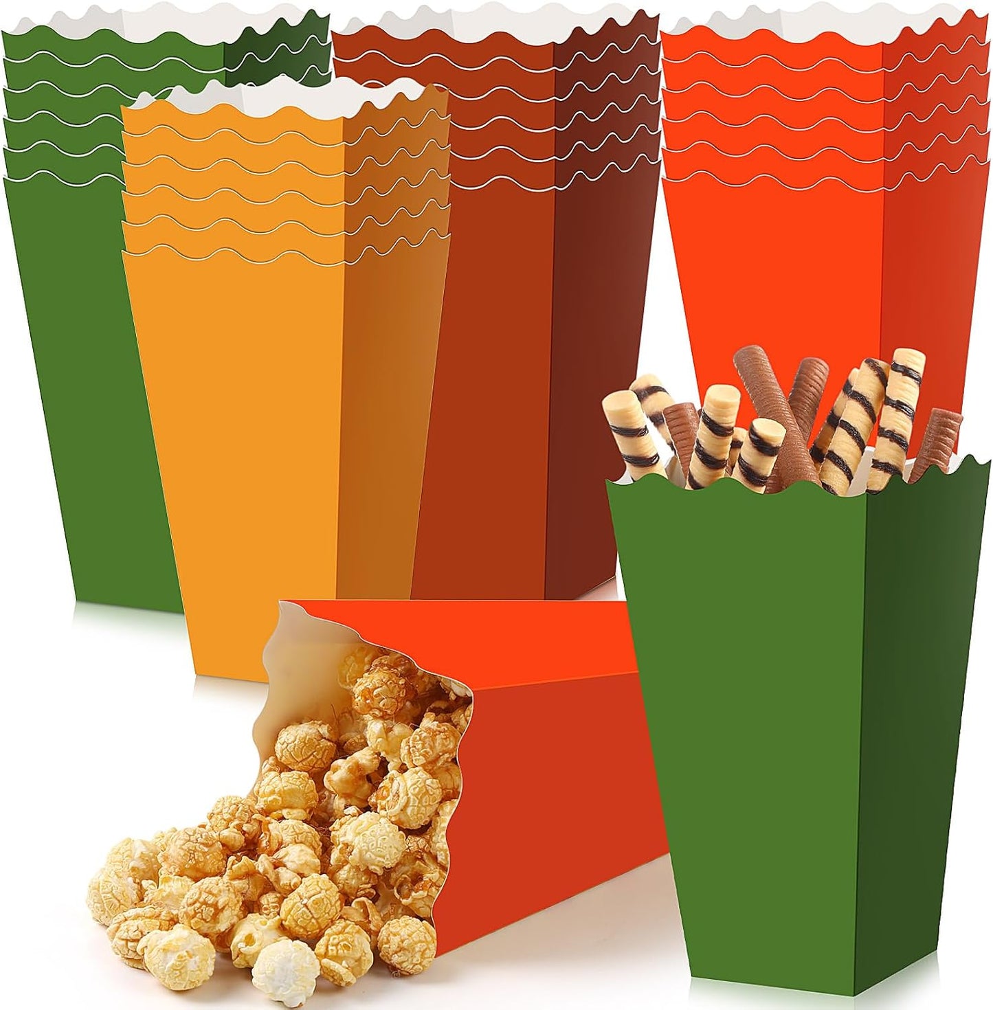 24 Cajas Palomitas Otoño Acción de Gracias Fiesta