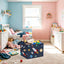 Cesta rectangular para niños azul 36L