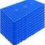 10 Pzas Paletas Plástico 60x30x3cm Impermeable Azul