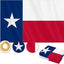 Bandera Texas 3x5ft tela poliéster estrella bordada