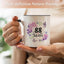 Taza cumpleaños 88 para mujer 11oz fabulosa