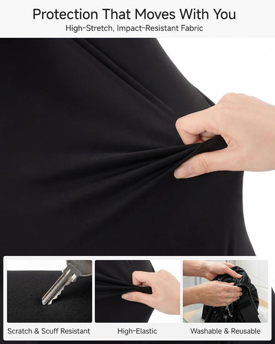 Funda equipaje con cierre gancho y bucle aprobada Tsa Negro