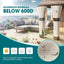 Cubierta calentador patio 89" impermeable 600D anti-UV